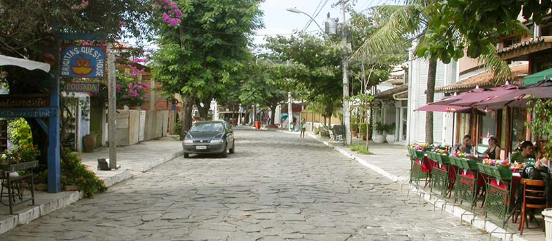 Straßenszene in Búzios